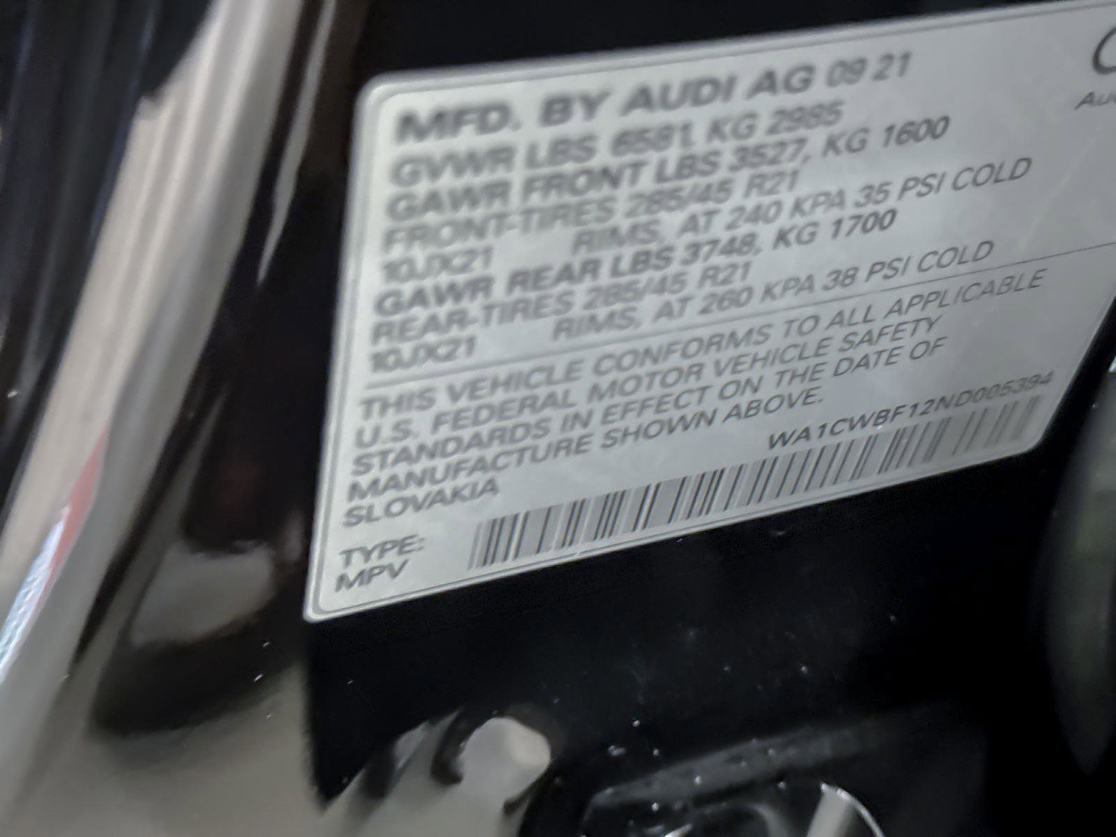 Used 2022 Audi SQ8 Prestige image 28