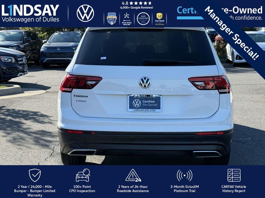 Certified 2021 Volkswagen Tiguan S image 6