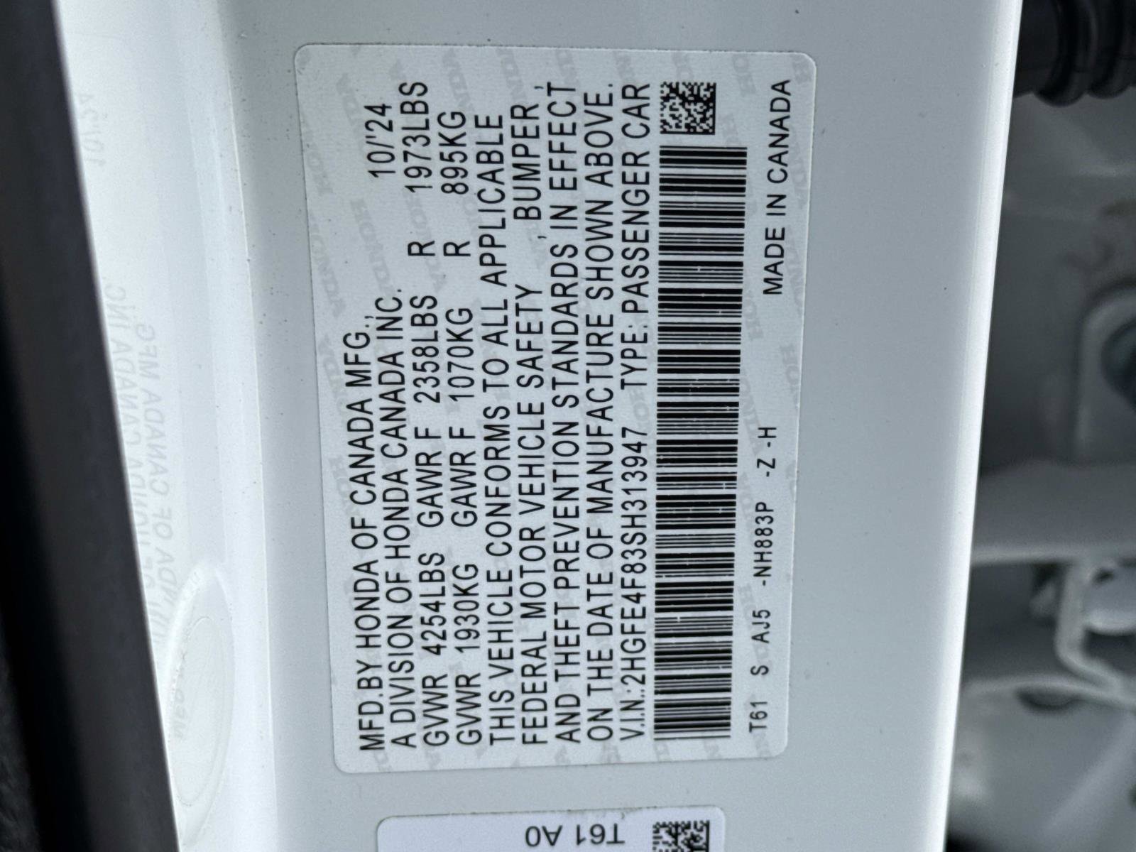 Used 2025 Honda Civic Sport Touring image 30