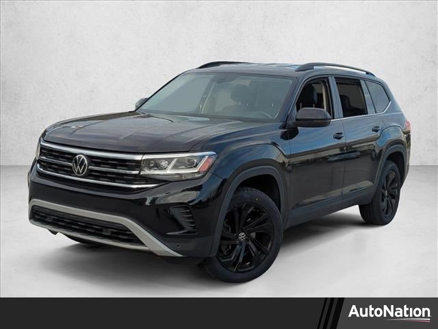 Used 2021 Volkswagen Atlas SE w/ Towing Package image 1