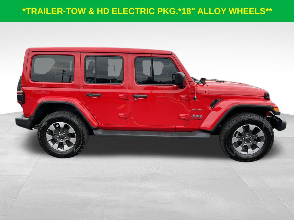 Used 2022 Jeep Wrangler Unlimited Sahara w/ LED Lighting Group AWD/4WD image 5