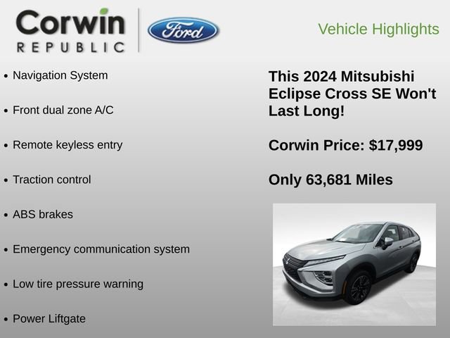 Used 2024 Mitsubishi Eclipse Cross SE image 6