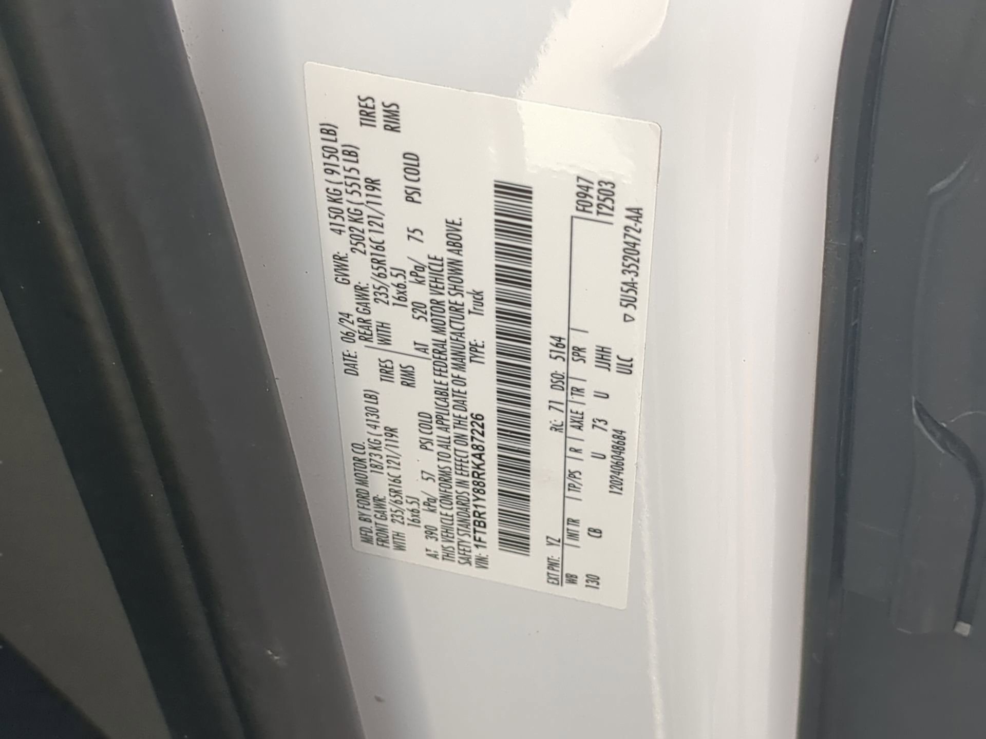 Used 2024 Ford Transit 250 Low Roof w/ Exterior Upgrade Package RWD image 69
