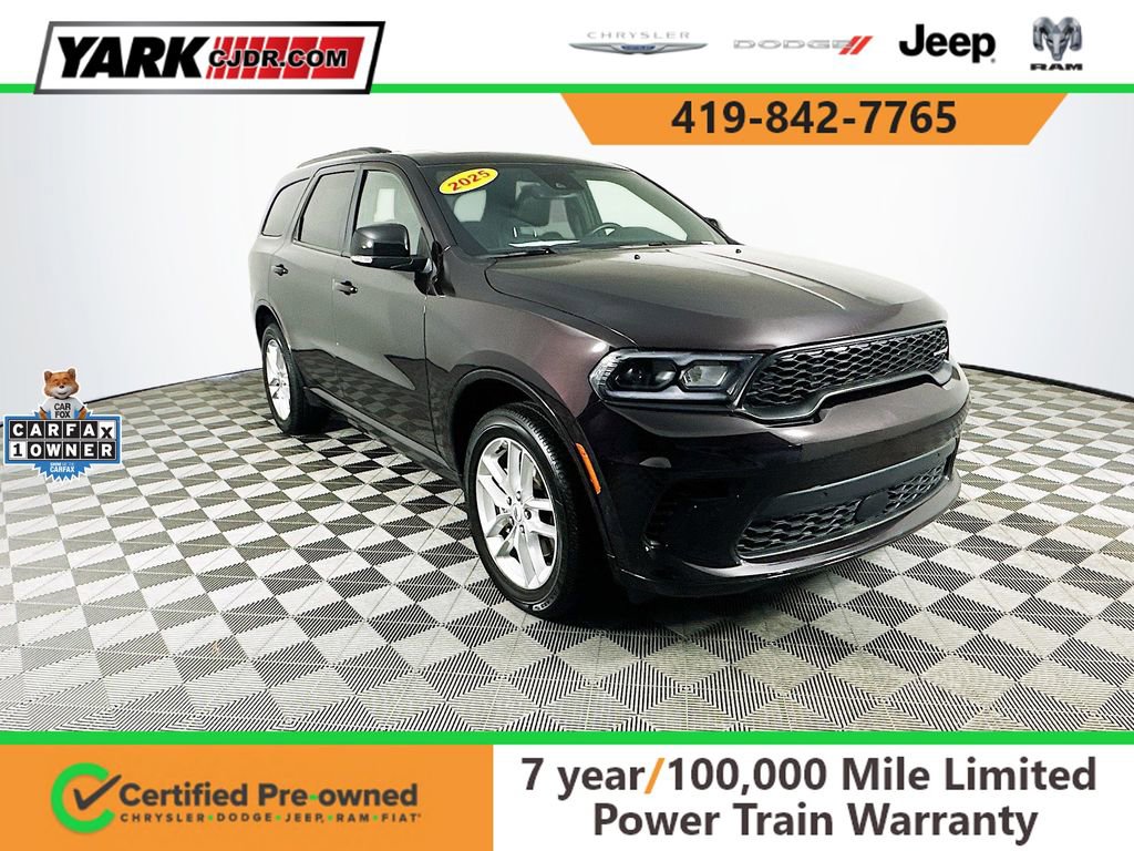 Certified 2025 Dodge Durango GT image 1