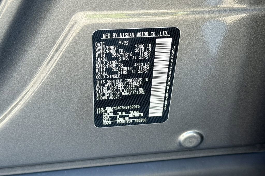 Used 2022 Nissan Armada SV image 41