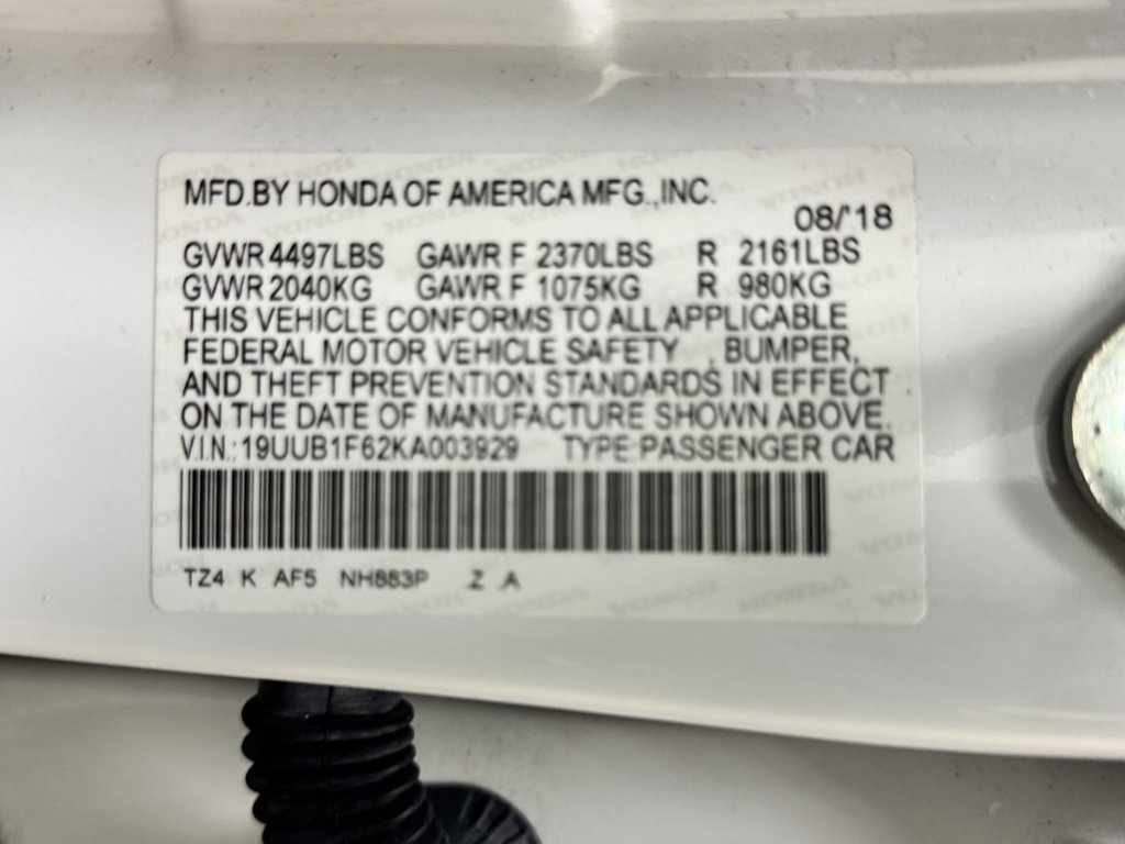 Used 2019 Acura TLX w/ Technology & A-SPEC Pkg image 11