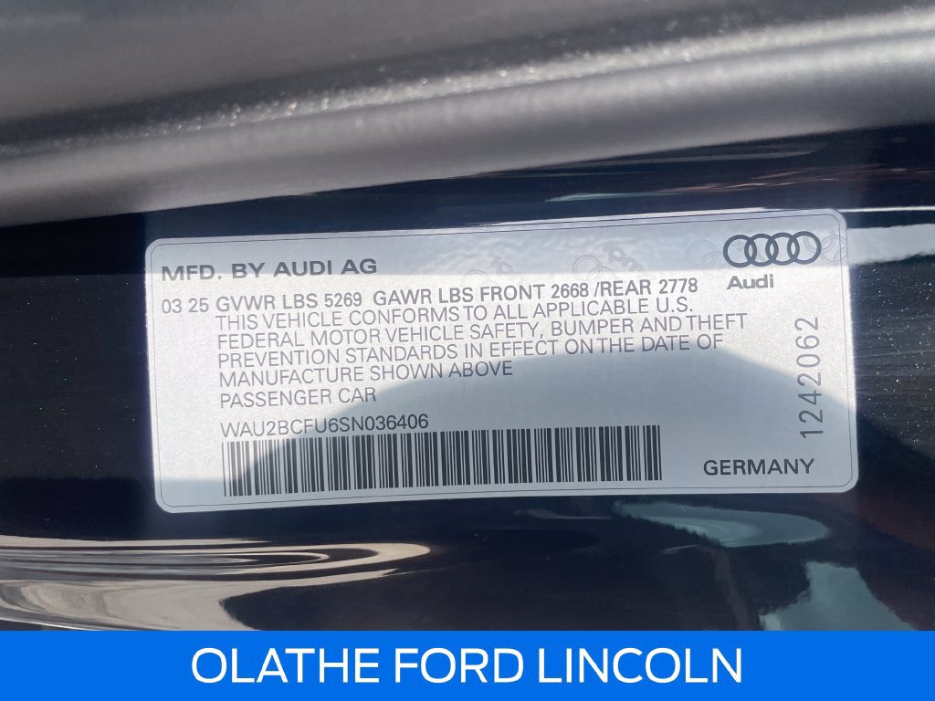 Used 2025 Audi A5 Premium Plus AWD/4WD image 20