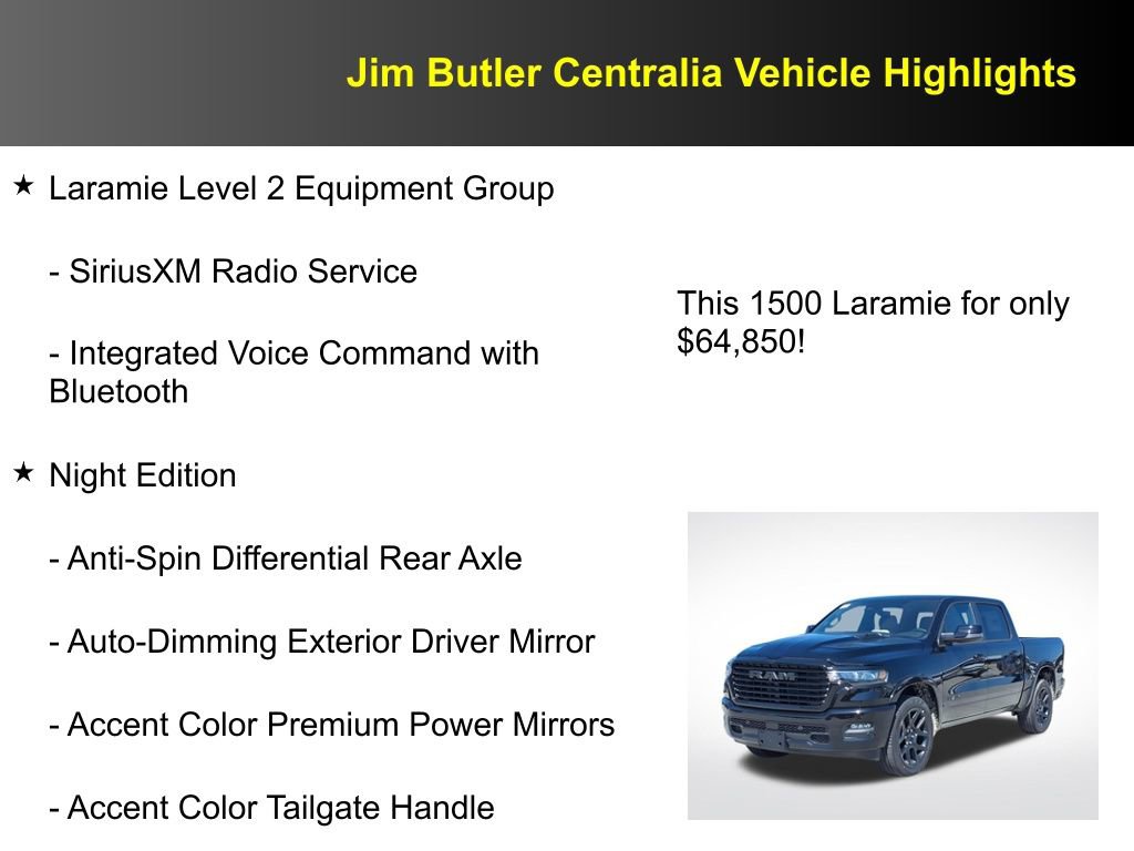 New 2026 RAM 1500 Laramie w/ Night Edition AWD/4WD image 21