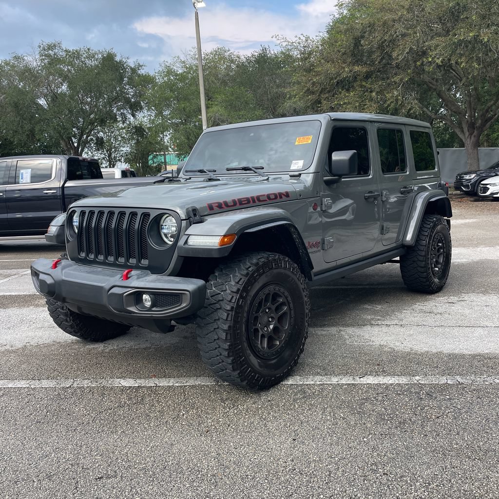 Used 2021 Jeep Wrangler Unlimited Rubicon w/ Xtreme Recon 35" Tire Package AWD/4WD image 3