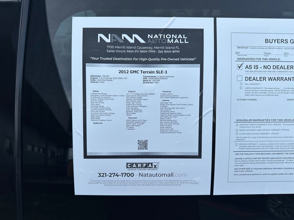 Used 2012 GMC Terrain SLE image 48