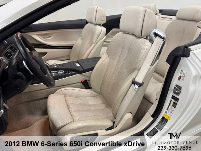 Used 2012 BMW 650i xDrive Convertible AWD/4WD image 23