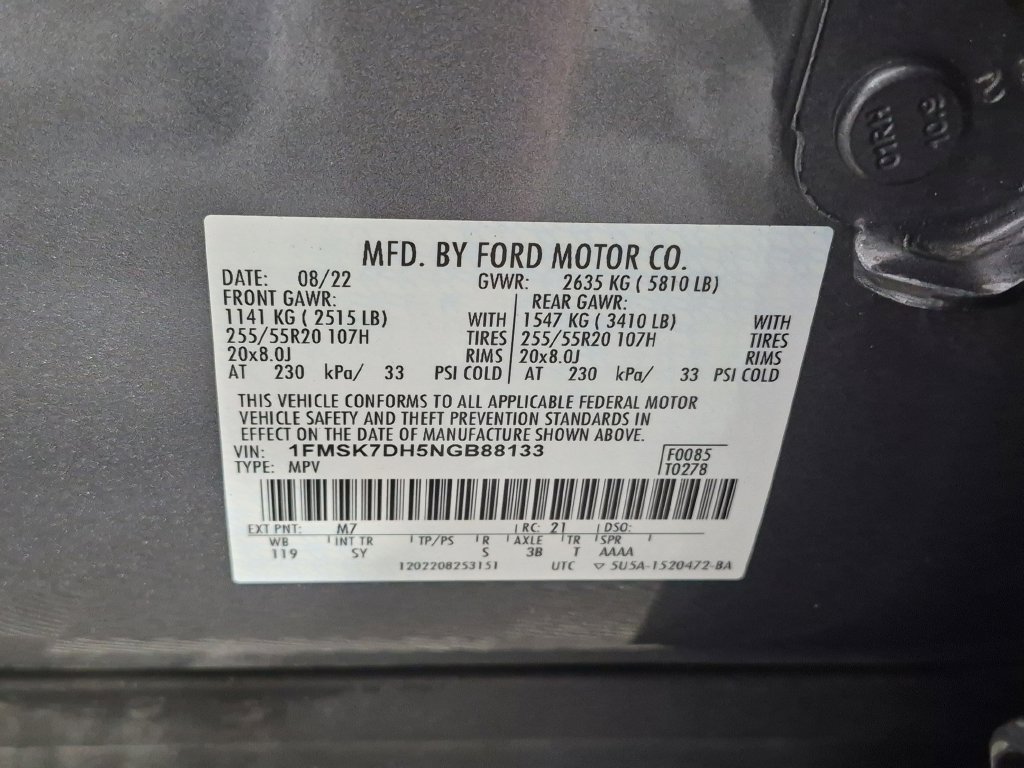 Used 2022 Ford Explorer XLT w/ Equipment Group 202A RWD image 42