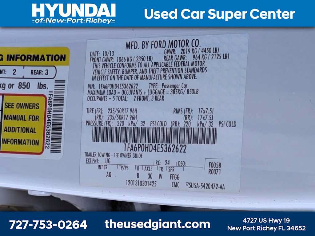 Used 2014 Ford Fusion SE FWD image 34