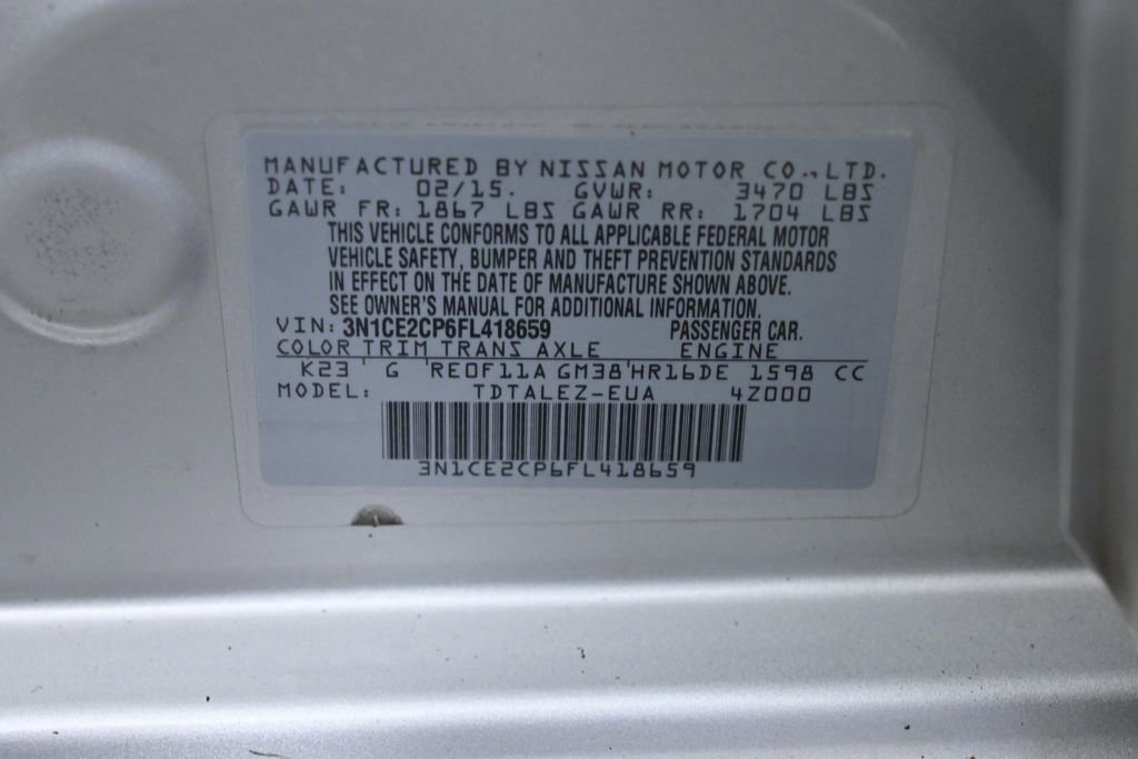 Used 2015 Nissan Versa Note SV image 30