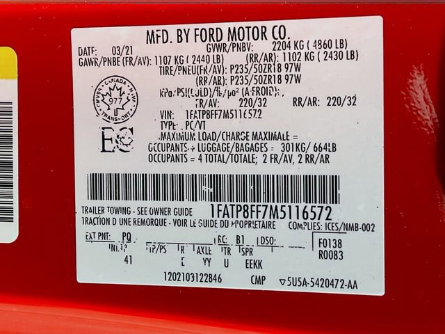 Used 2021 Ford Mustang GT Premium image 28