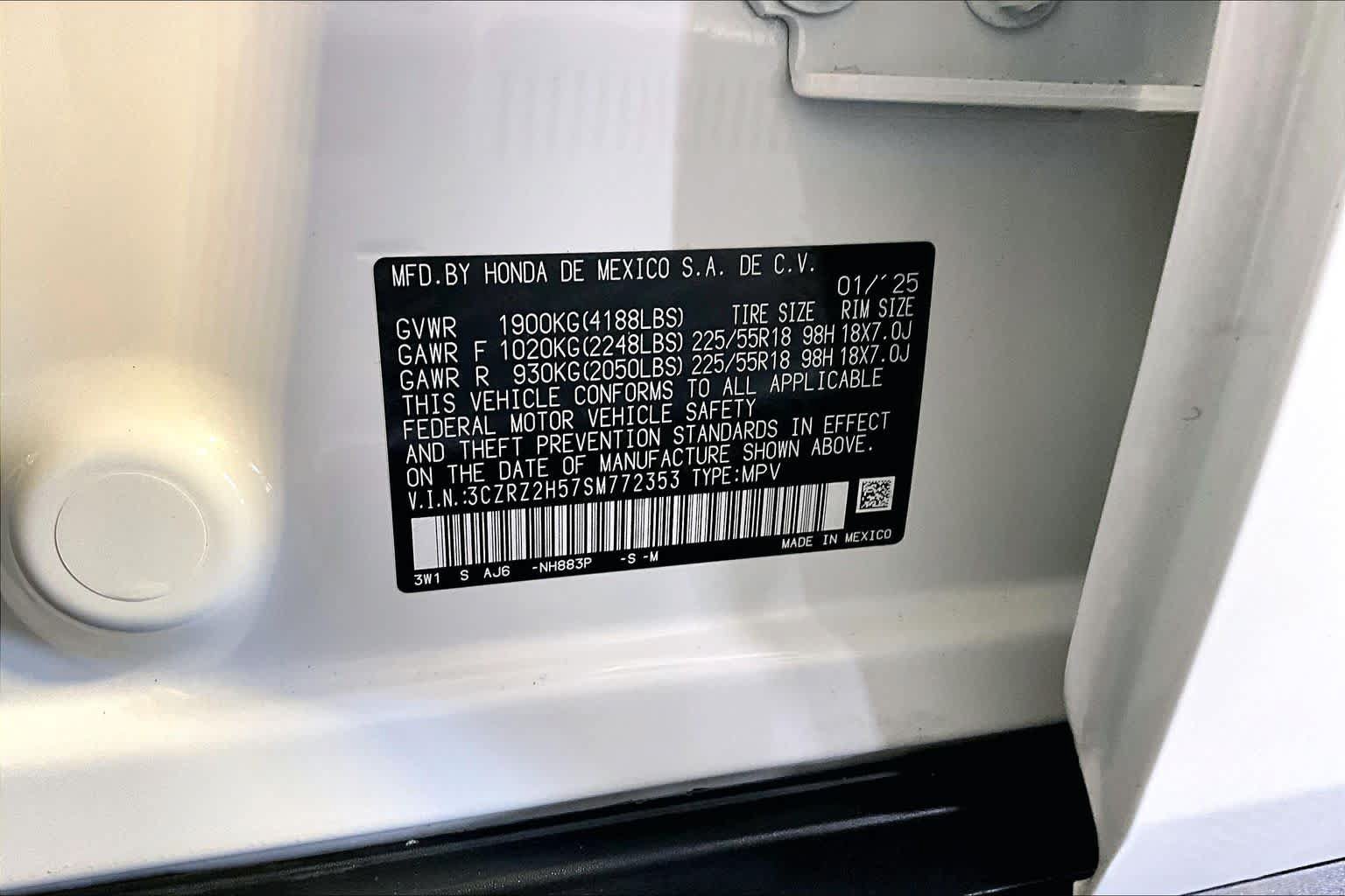 Used 2025 Honda HR-V Sport image 34