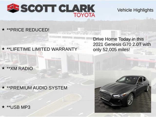 Used 2021 Genesis G70 2.0T w/ Elite Package image 13