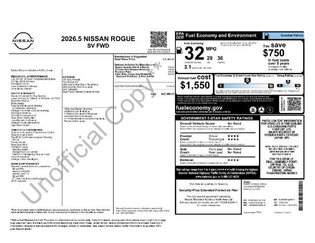 Certified 2026 Nissan Rogue SV FWD image 5