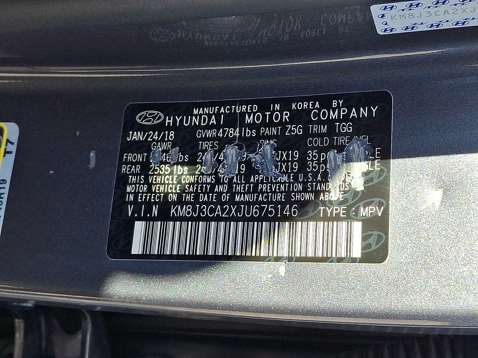 Used 2018 Hyundai Tucson Value AWD/4WD image 28