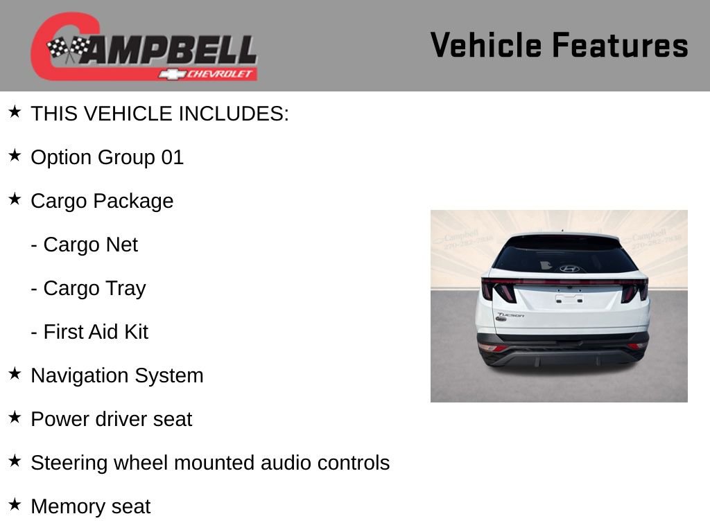 Used 2022 Hyundai Tucson Limited w/ Cargo Package FWD image 5