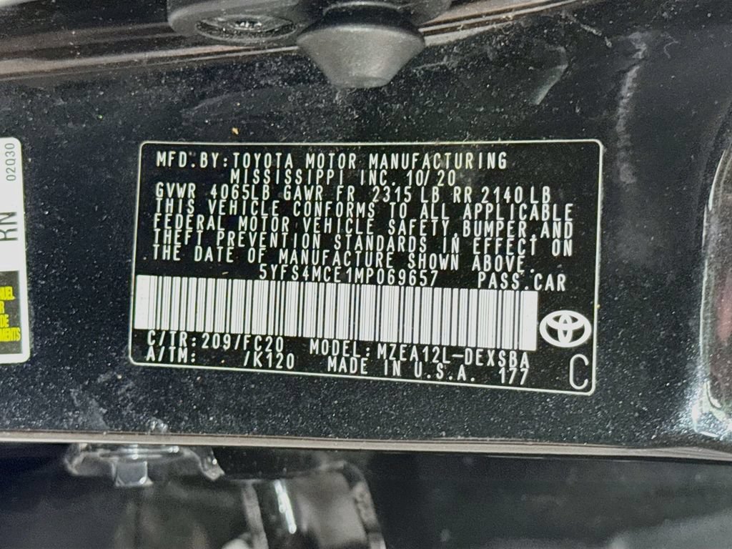Certified 2021 Toyota Corolla SE w/ Carpet Mat Package (TMS) FWD image 34