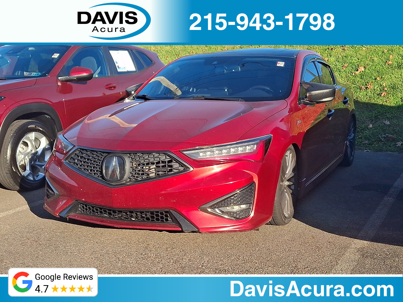 Used 2020 Acura ILX w/ Premium & A-SPEC Package FWD image 1