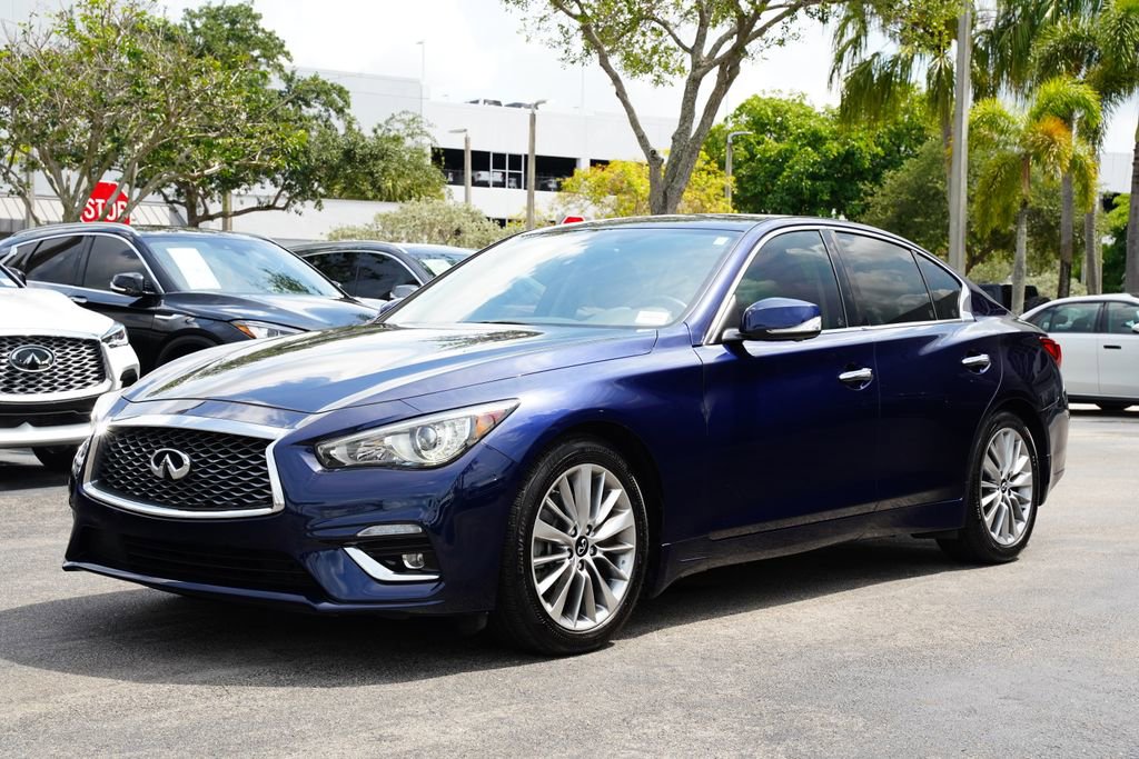 Used 2023 INFINITI Q50 Luxe w/ Cargo Package RWD image 3