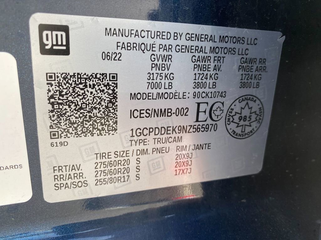 Used 2022 Chevrolet Silverado 1500 LT w/ Protection Package image 33