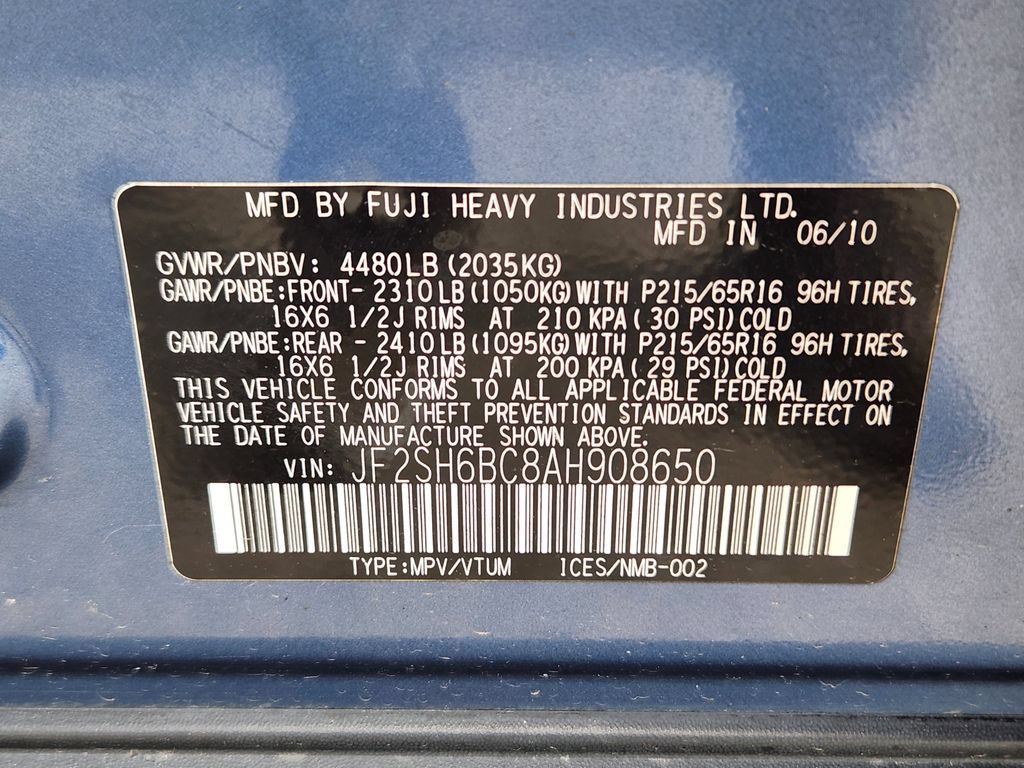 Used 2010 Subaru Forester 2.5X AWD/4WD image 26