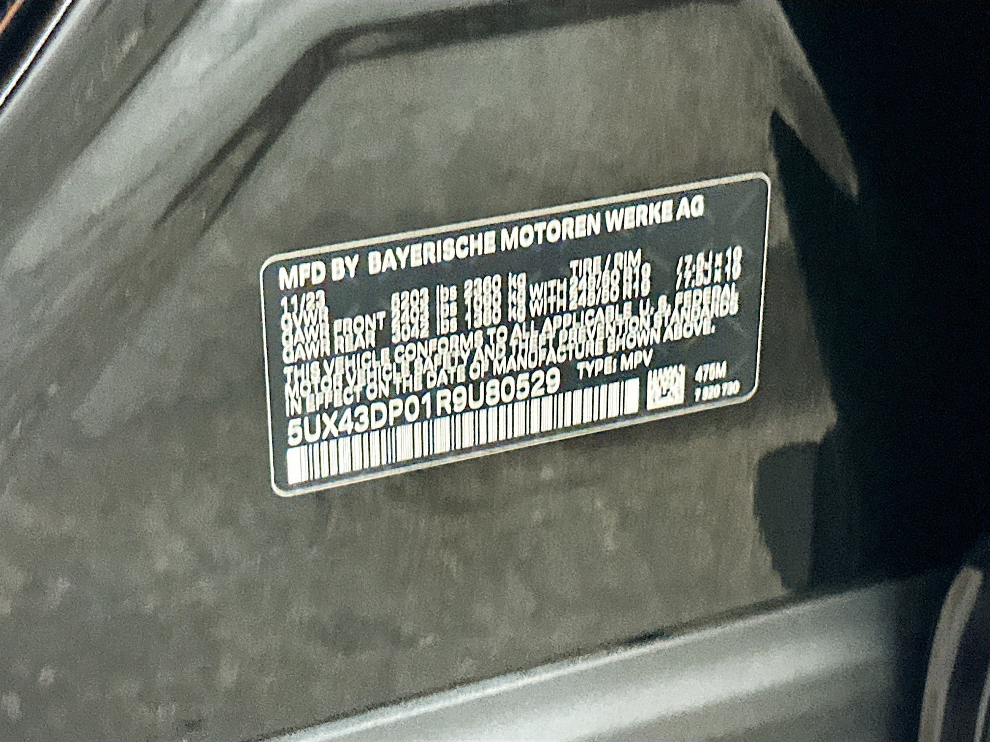 Certified 2024 BMW X3 sDrive30i w/ Convenience Package image 34