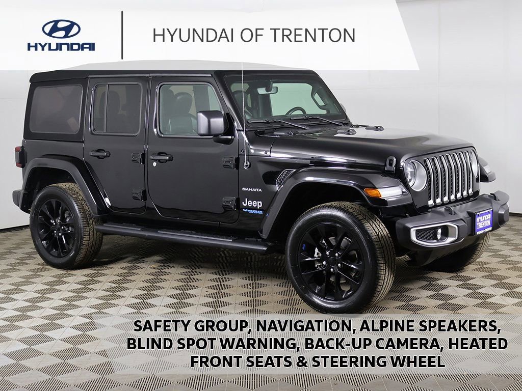 Used 2021 Jeep Wrangler Unlimited Sahara w/ Cold Weather Group AWD/4WD image 1