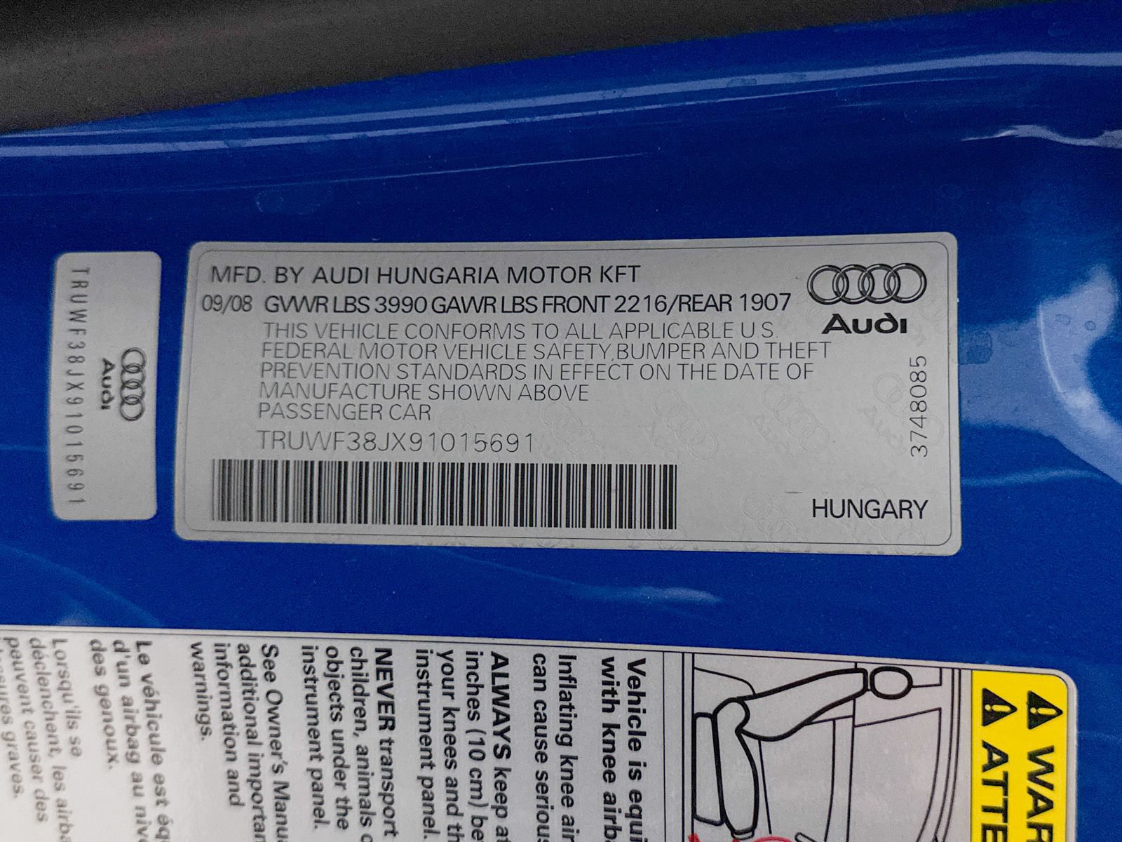 Used 2009 Audi TTS 2.0T Premium Plus AWD/4WD image 26