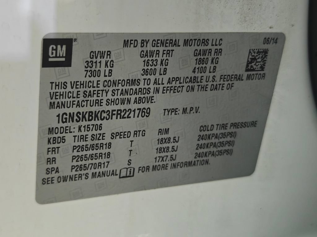 Used 2015 Chevrolet Tahoe LT AWD/4WD image 63