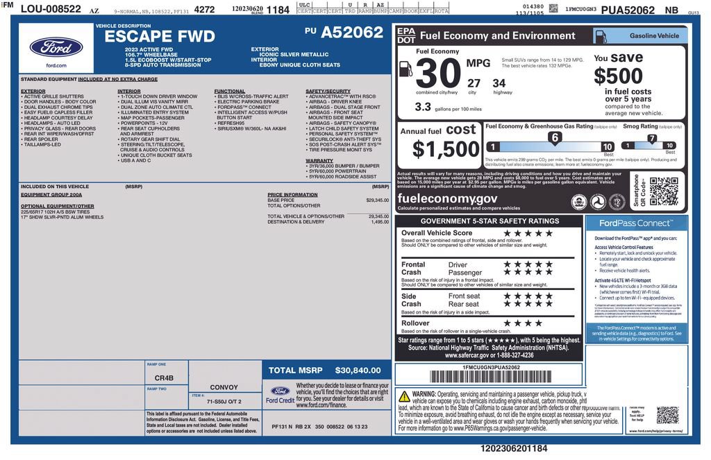 Used 2023 Ford Escape Active FWD image 36