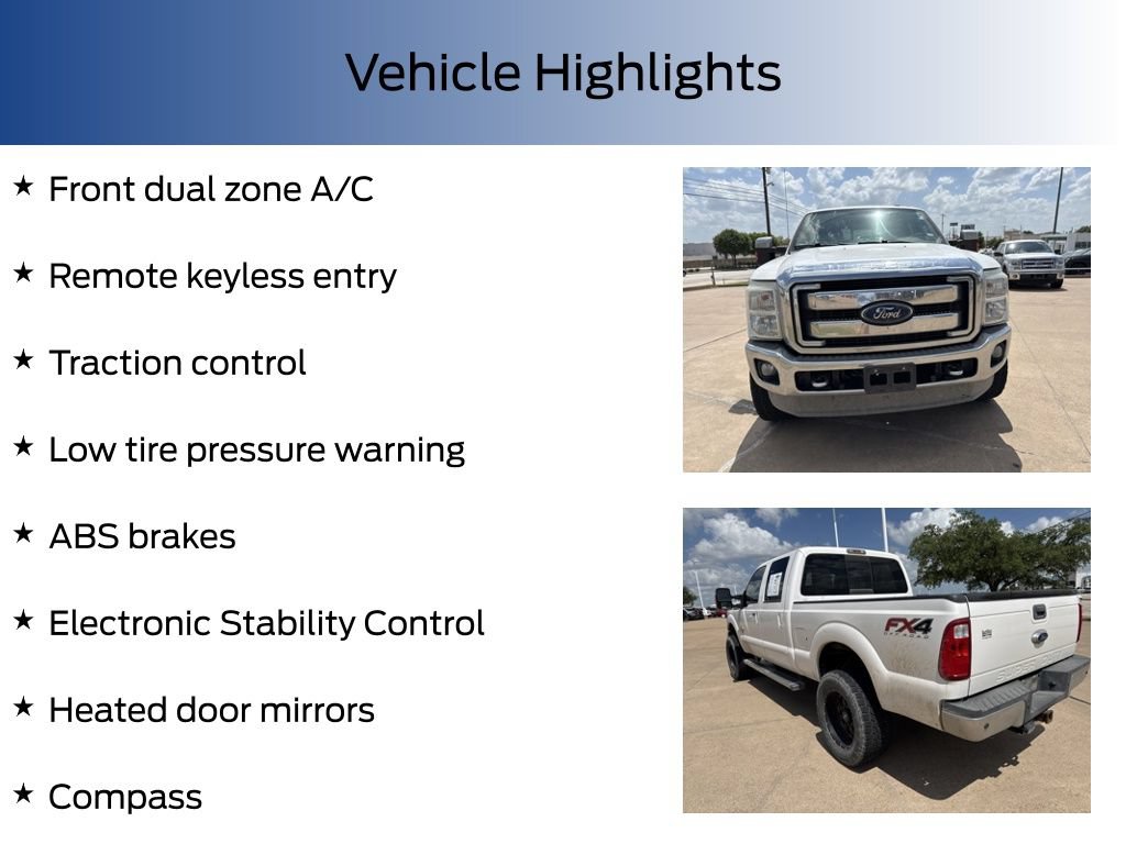 Used 2014 Ford F250 Lariat w/ Lariat Ultimate Package AWD/4WD image 6