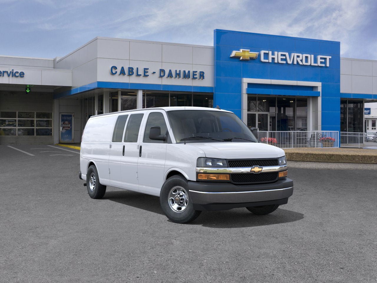 New 2025 Chevrolet Express 3500 Extended w/ Driver Convenience Package RWD image 1