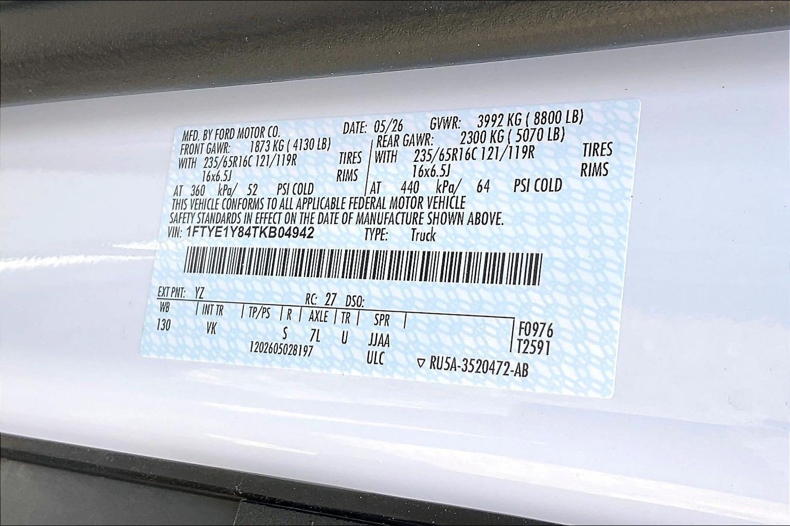 New 2026 Ford Transit 150 Low Roof RWD image 13