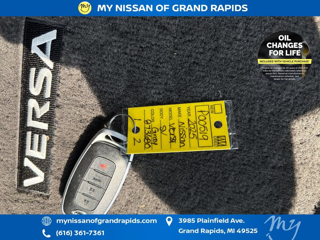 Used 2025 Nissan Versa SV w/ Trunk Package FWD image 37