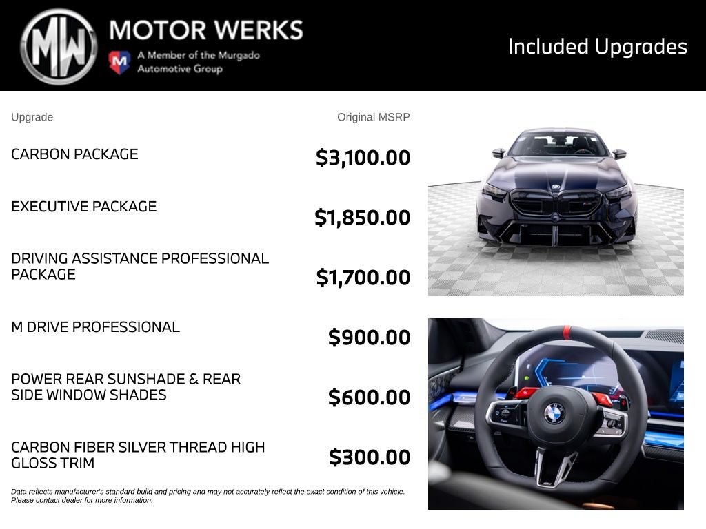 New 2027 BMW M5 w/ Carbon Package AWD/4WD image 4