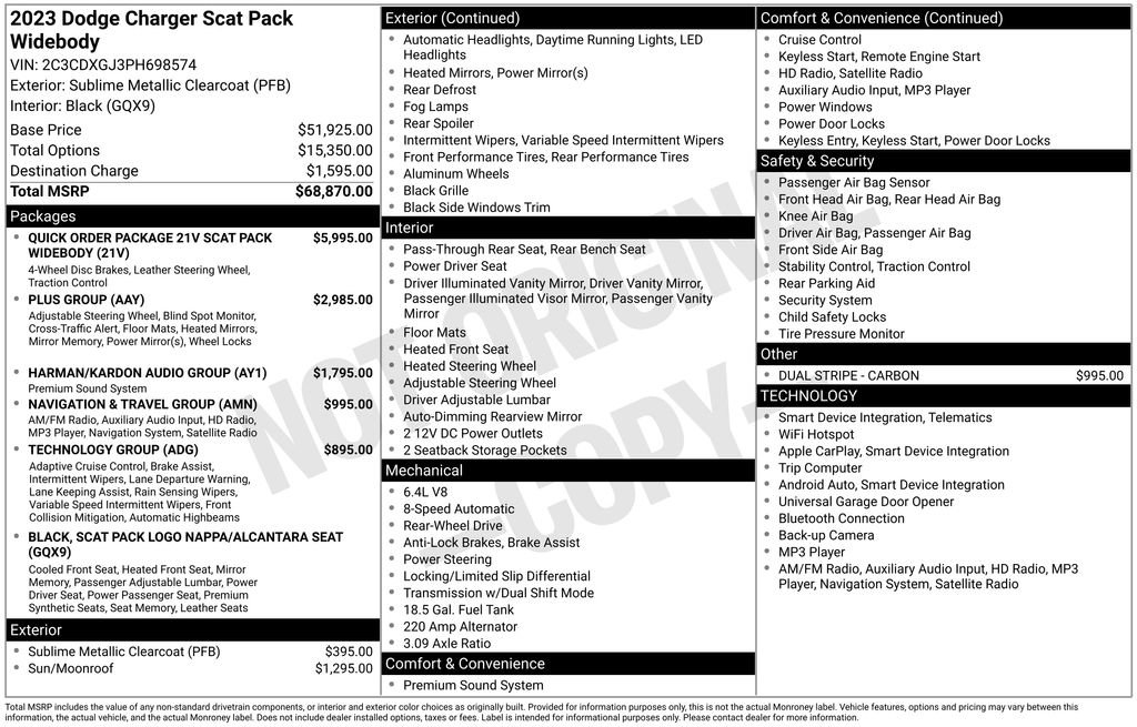 Used 2023 Dodge Charger Scat Pack image 6