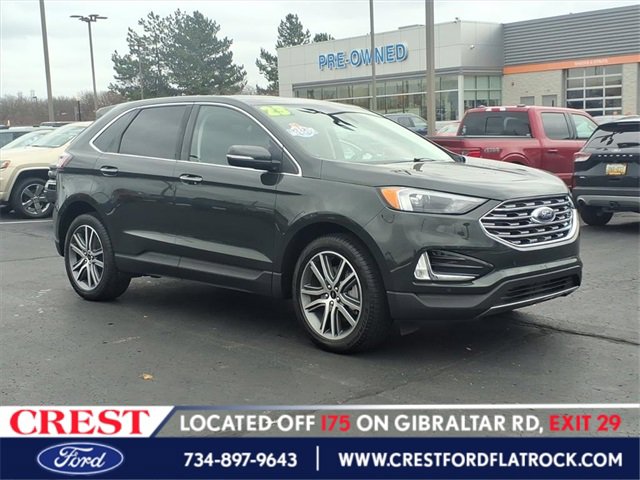 Used 2023 Ford Edge Titanium w/ Class II Trailer Tow Package image 1
