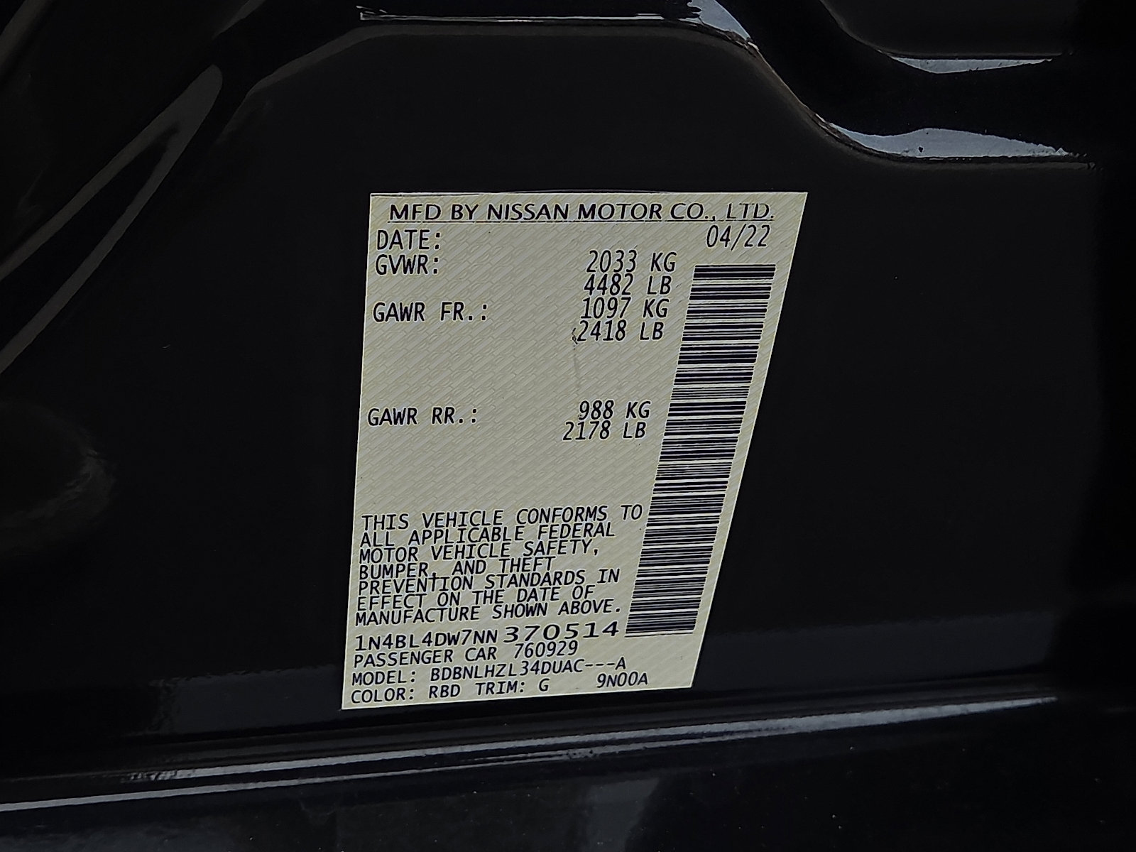 Used 2022 Nissan Altima 2.5 SV w/ SV Premium Package image 26