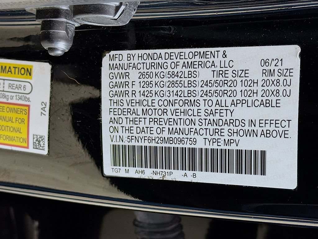 Used 2021 Honda Pilot Special Edition image 44