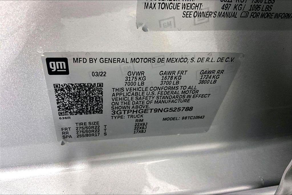 Used 2022 GMC Sierra 1500 Denali w/ Denali Reserve Package RWD image 19