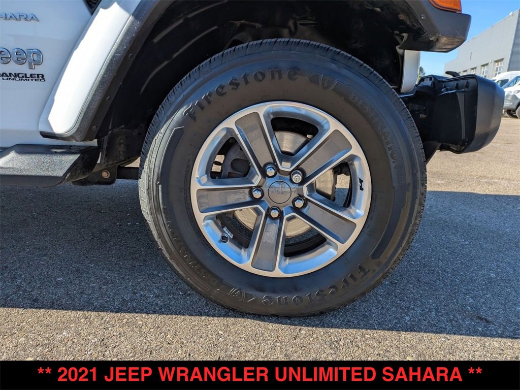 Used 2021 Jeep Wrangler Unlimited Sahara w/ Uconnect 4C Nav & Sound Group image 30