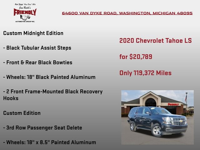 Used 2020 Chevrolet Tahoe LS w/ Enhanced Driver Alert Package AWD/4WD image 20