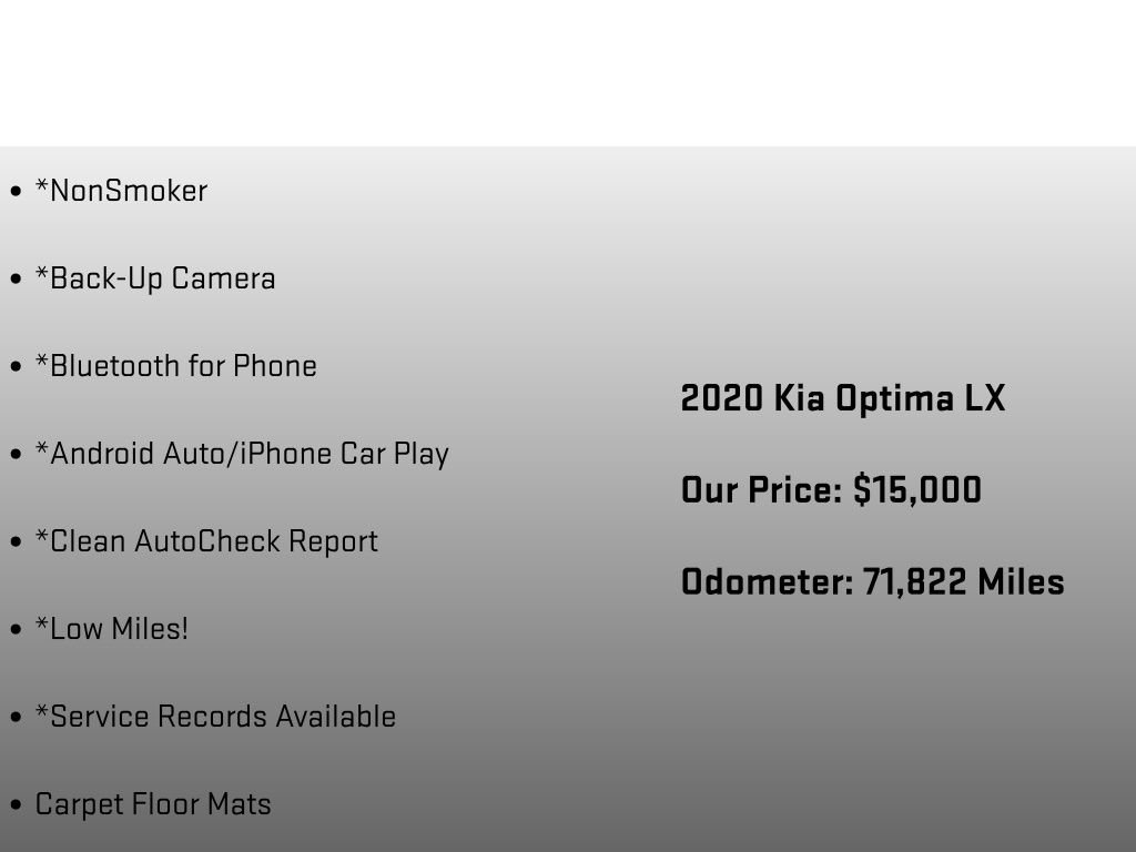 Used 2020 Kia Optima LX image 6