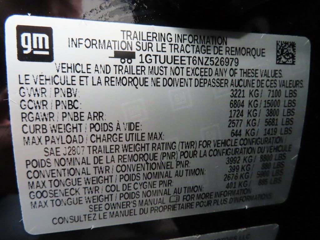 Used 2022 GMC Sierra 1500 AT4 w/ AT4 Premium Package AWD/4WD image 82