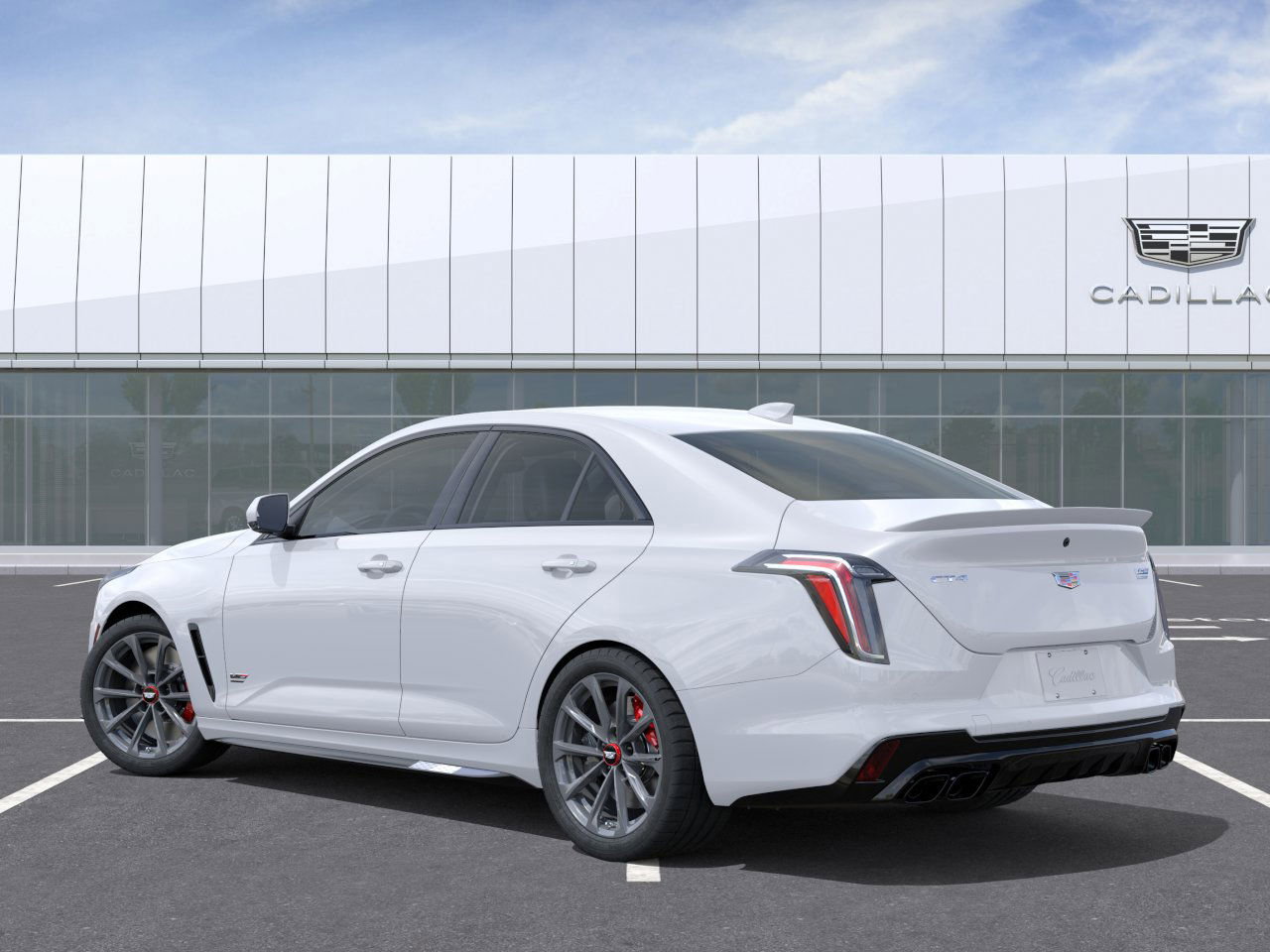 New 2026 Cadillac CT4 V Blackwing w/ LPO, Red Accent Package RWD image 35