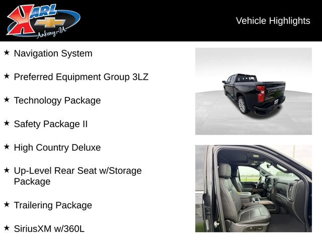 Certified 2020 Chevrolet Silverado 1500 High Country w/ Technology Package AWD/4WD image 2